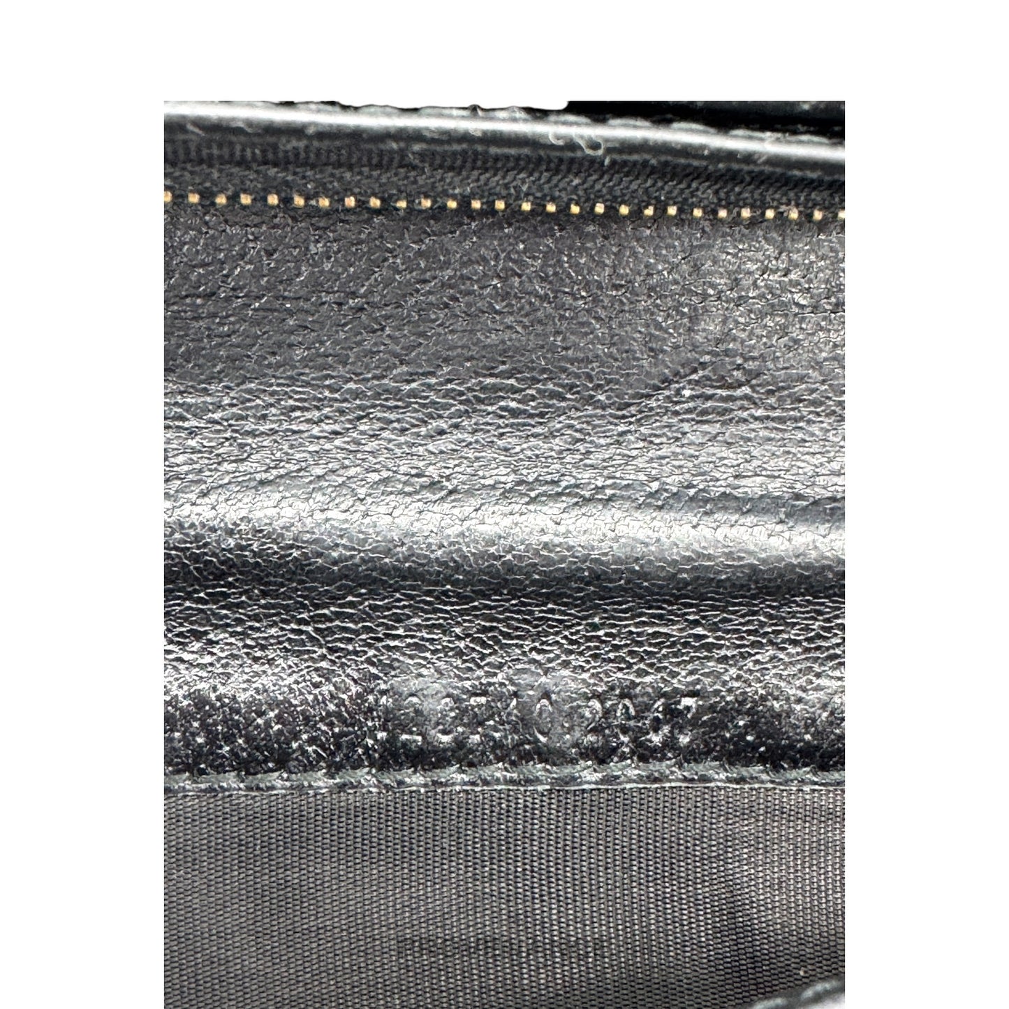 🔴 Gucci GG Marmont Long Wallet - Black Leather