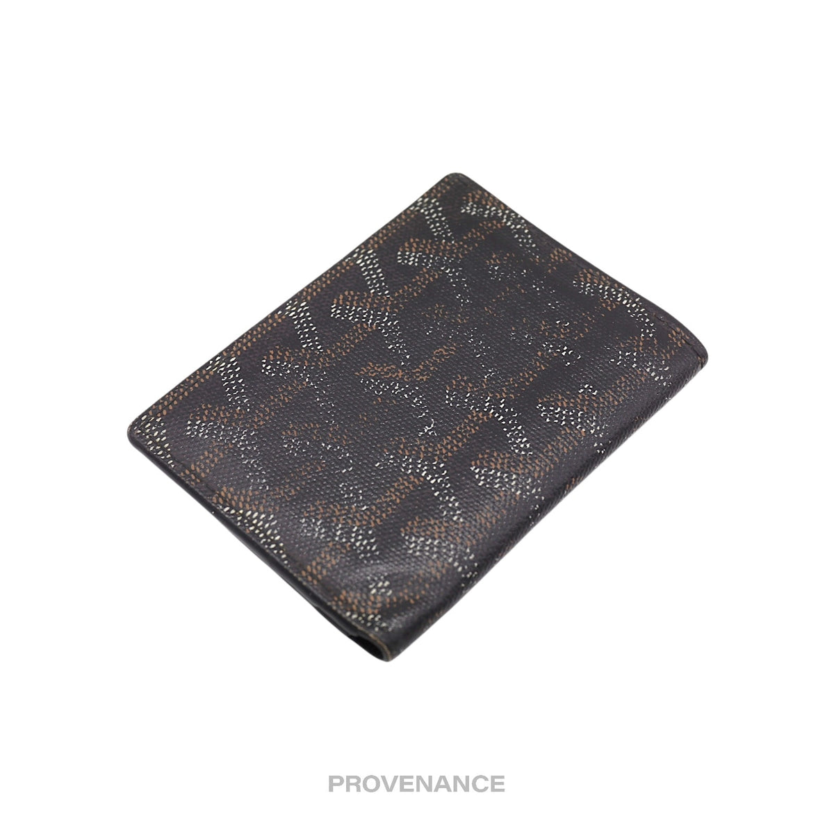 🔴 Goyard Saint-Marc Card Holder Wallet - Black Goyardine