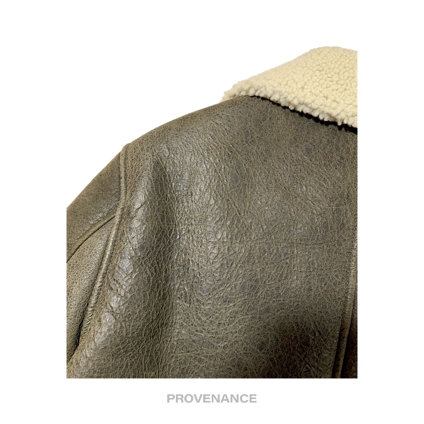 🔴 YEEZY SEASON 3 Shearling Bomber Jacket Coat - Olive S