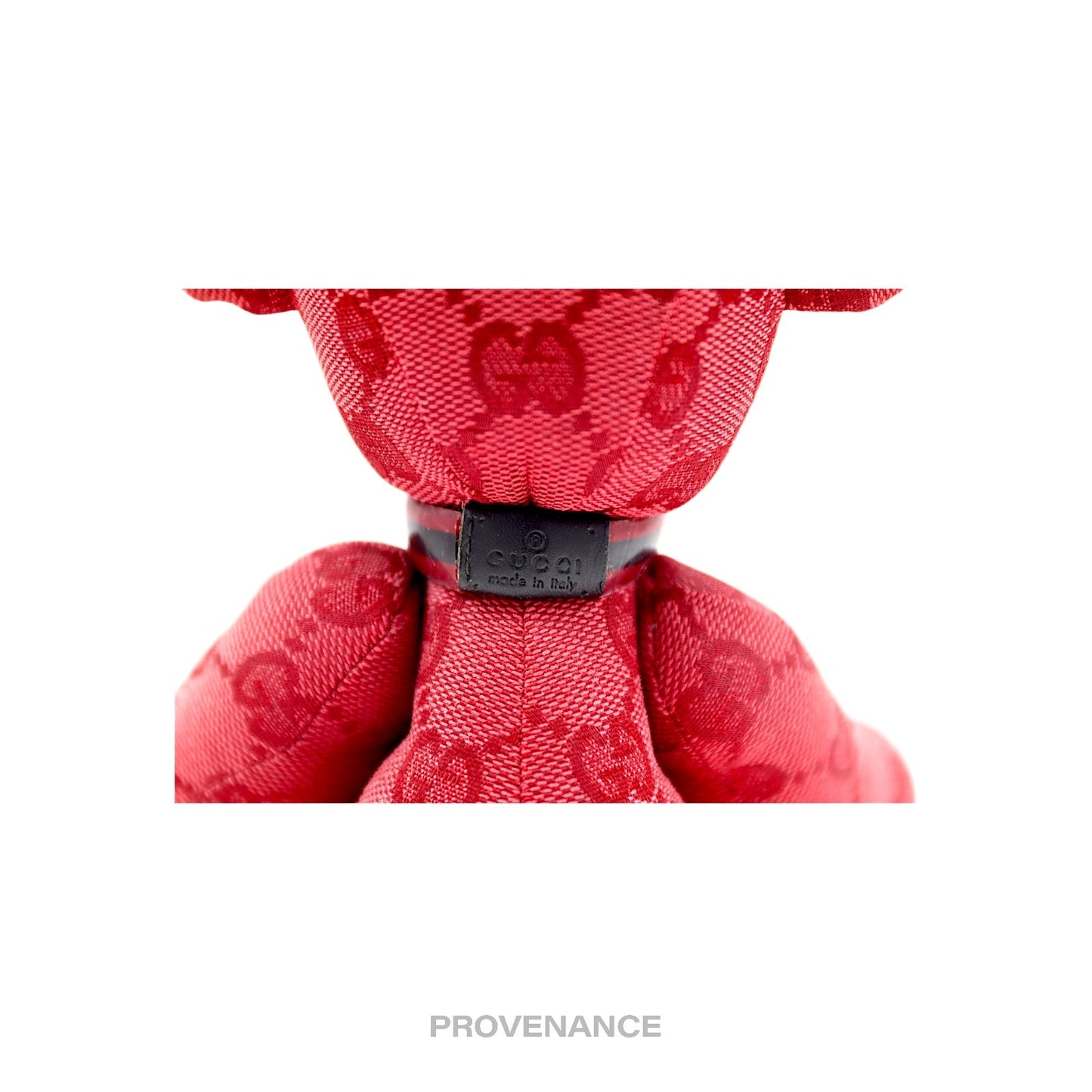 🔴 Gucci Teddy Bear - Red GG Canvas