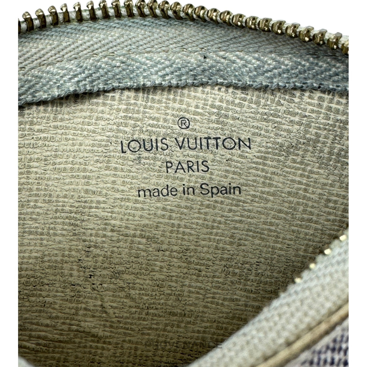 🔴 Louis Vuitton Key Pouch Cles - Damier Azur