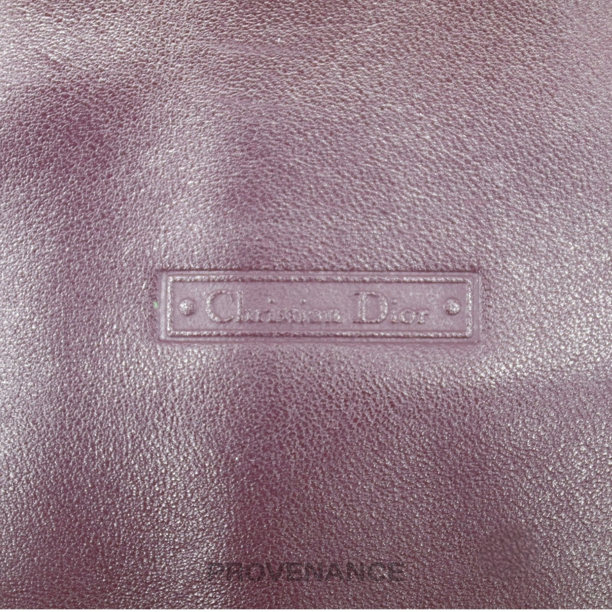 🔴 Christian Dior Bifold Wallet - Burgundy Calfskin Leather