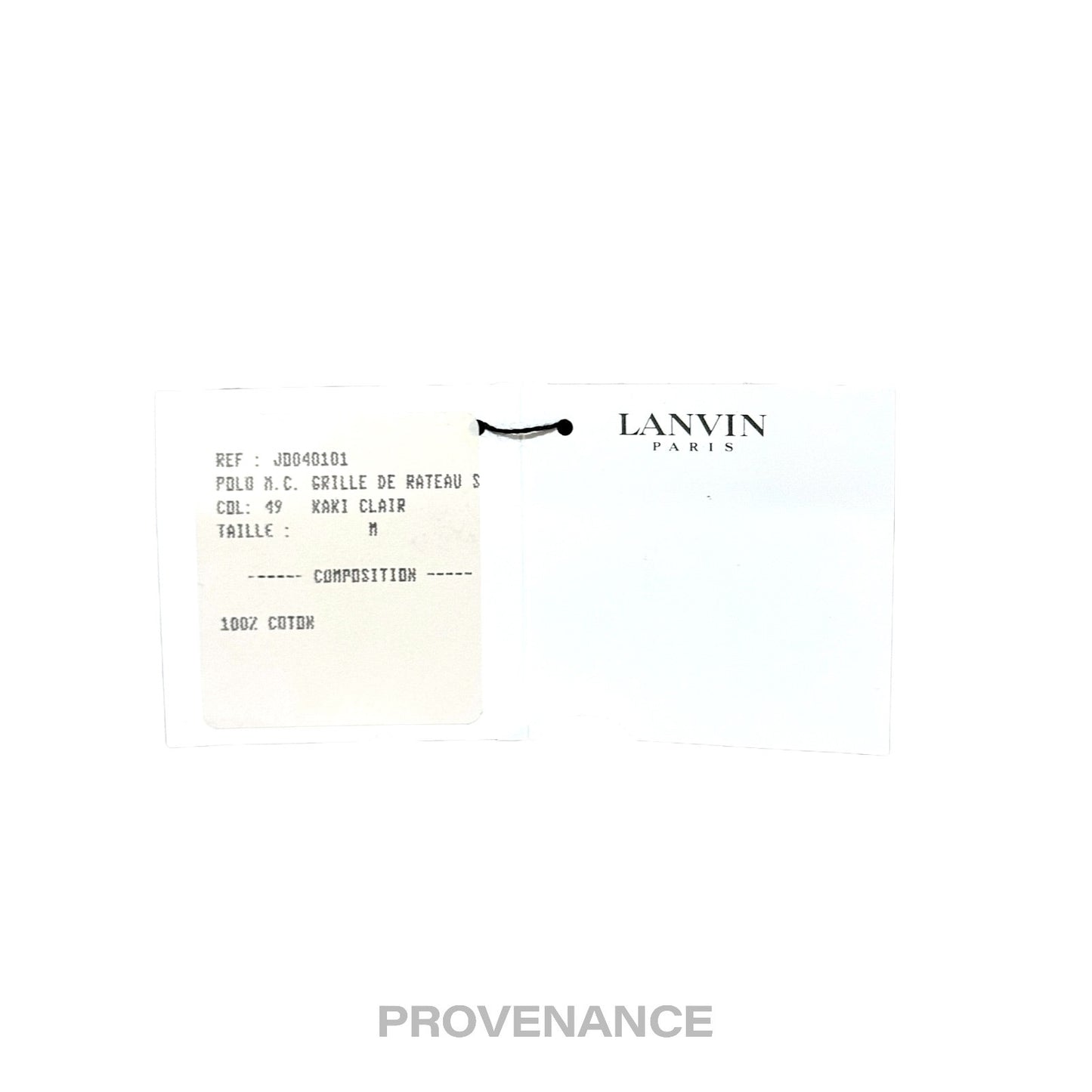 🔴 Lanvin Logo Polo Shirt - Khaki