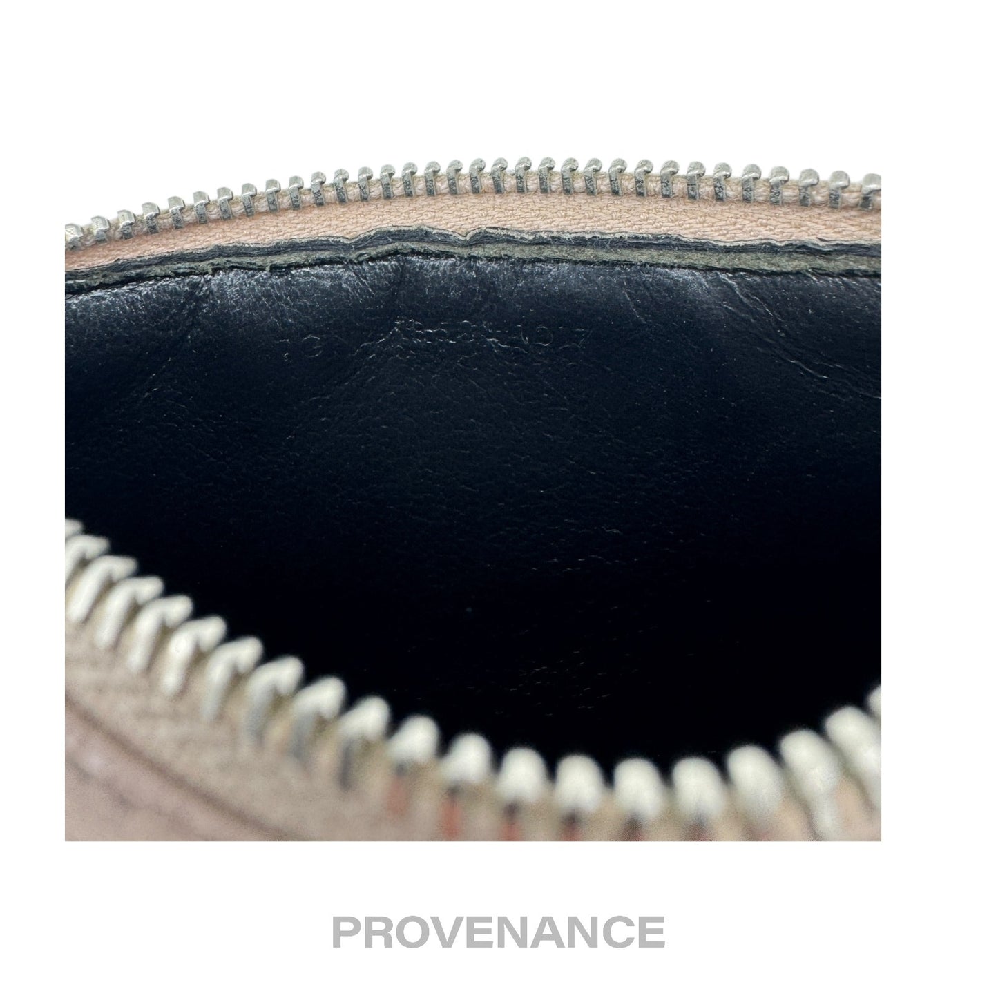 🔴 Saint Laurent Paris SLP Fragment Zip Card Wallet - Powder Pink