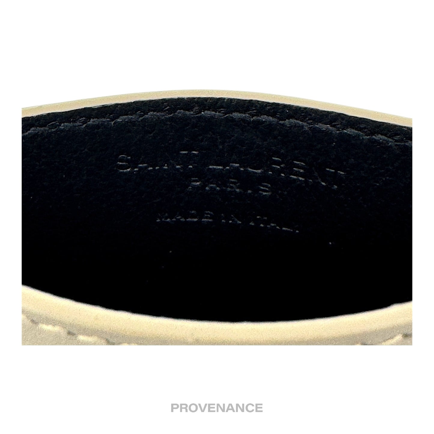 🔴 Saint Laurent Paris SLP Cardholder Wallet - Palms Stripe