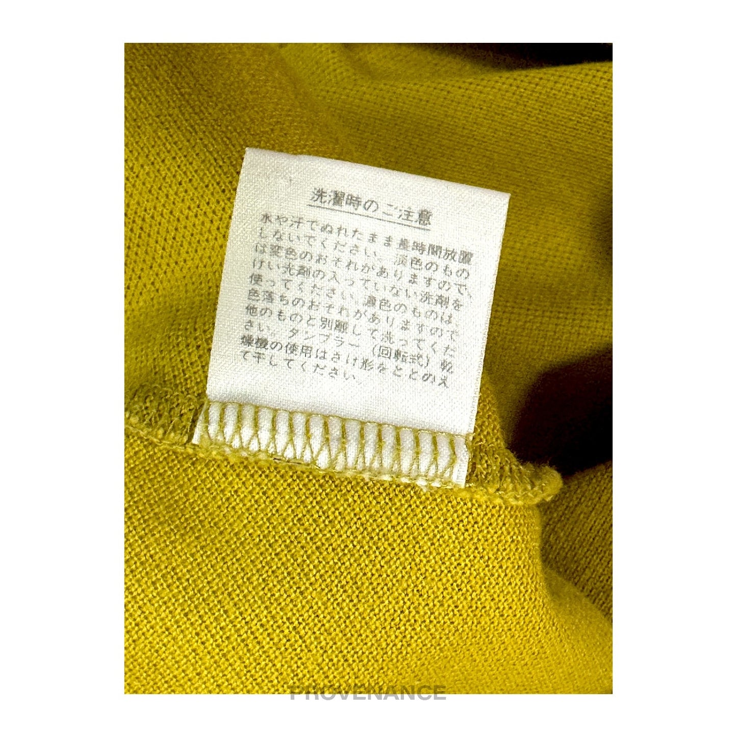 🔴 Lanvin Studio Polo Shirt Logo Floral - Golden Olive