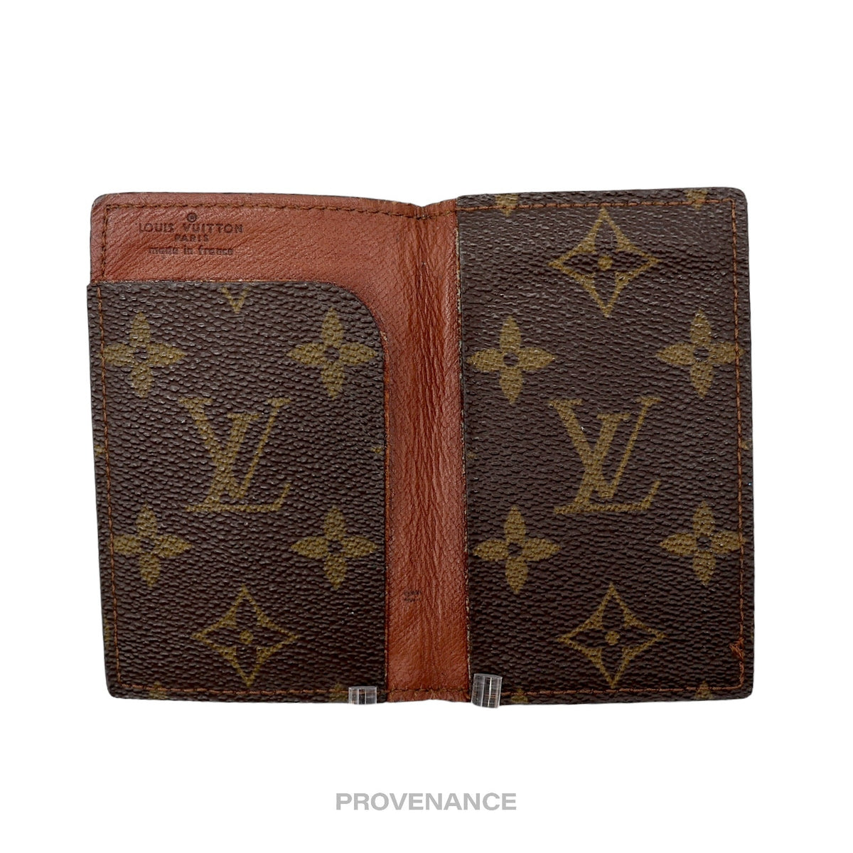 🔴 Louis Vuitton Pocket Organizer Card Wallet - Monogram Small "f"