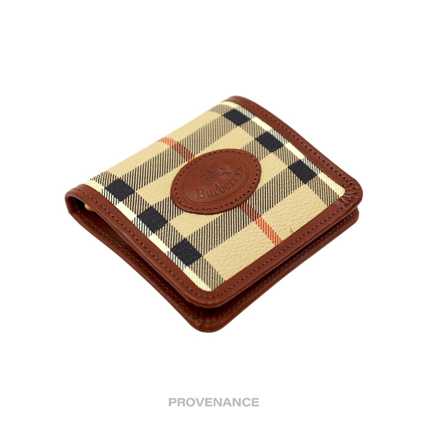 🔴 Burberry Vintage Golf Tee Wallet - Nova Haymarket Check