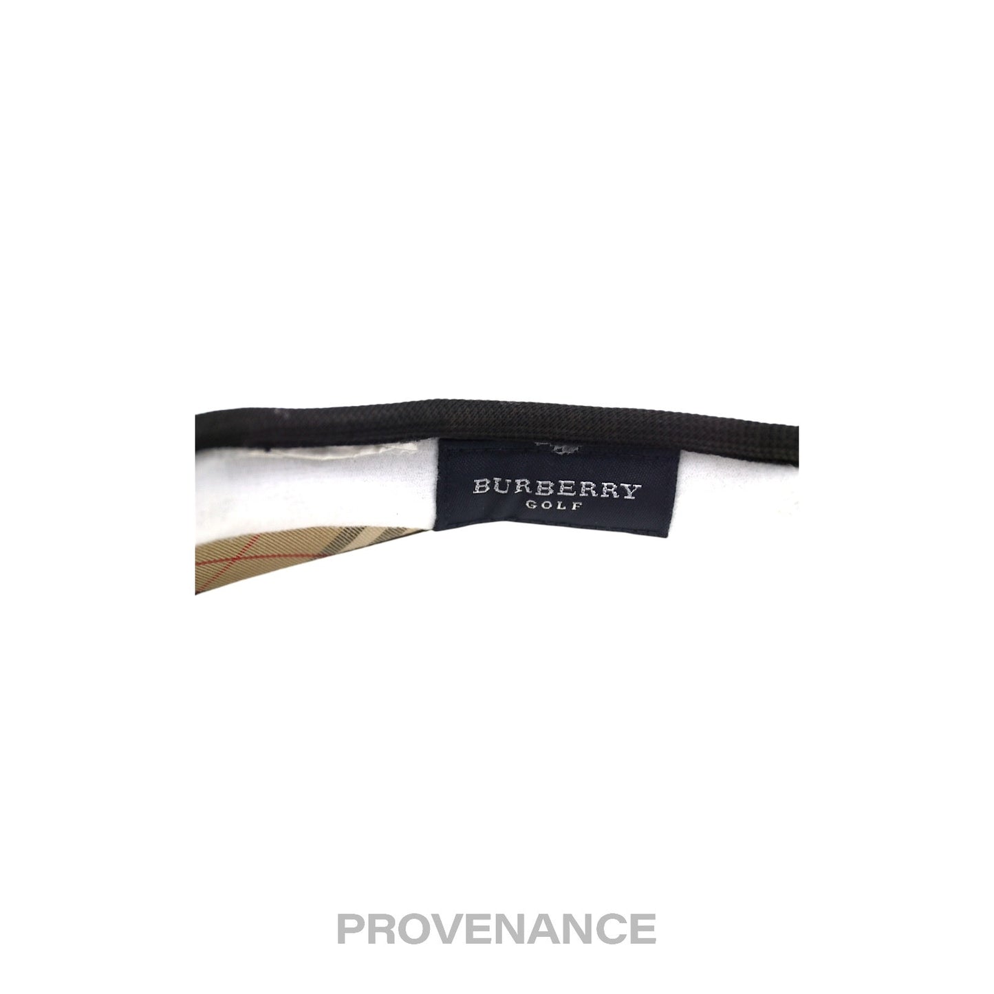 🔴 Burberry Golf Visor - Nova Check Black