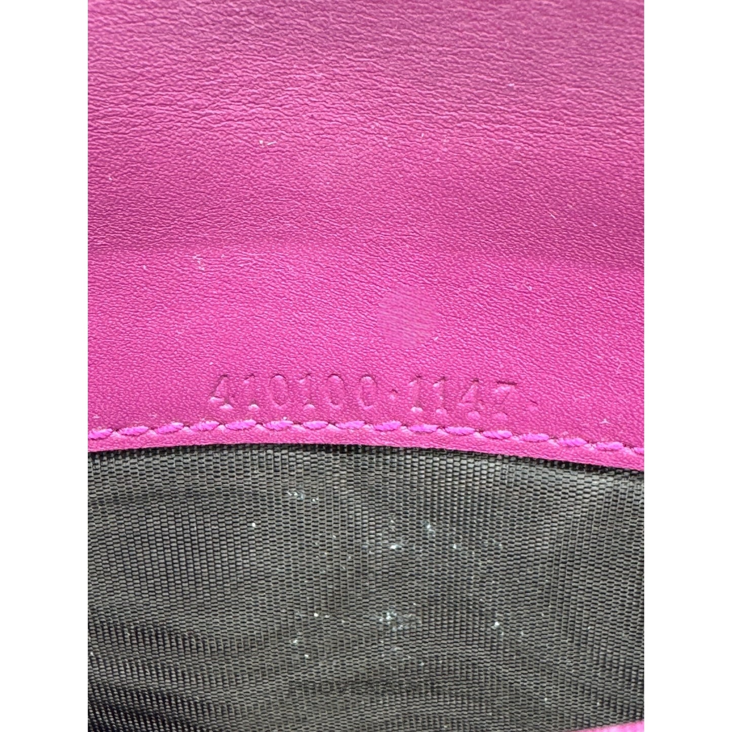 🔴 Gucci Snap Long Wallet - GG Supreme Red Pink