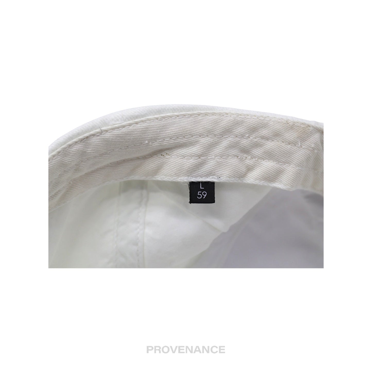 🔴 Balenciaga Embroidered Logo Cap Hat - White