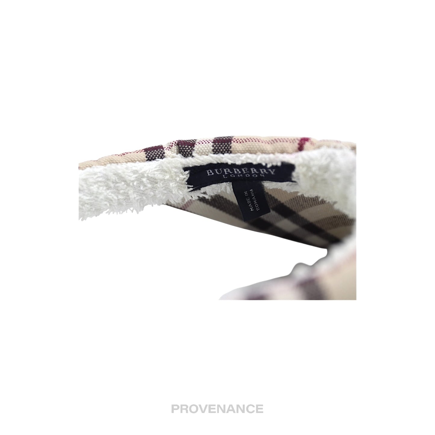 🔴 Burberry Golf Visor - Nova Haymarket Check
