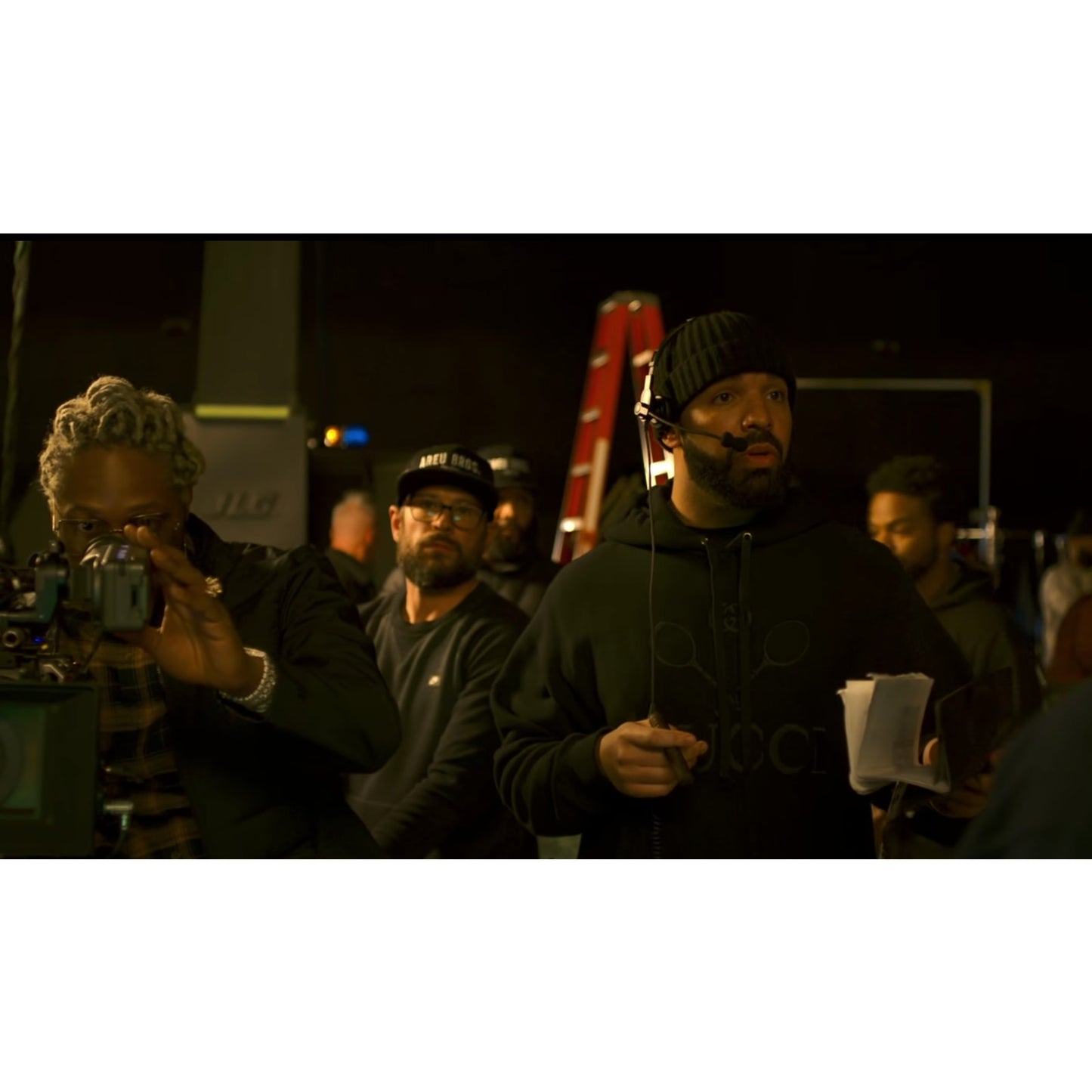 🔴 Gucci Tennis Hoodie - Black French Terry L