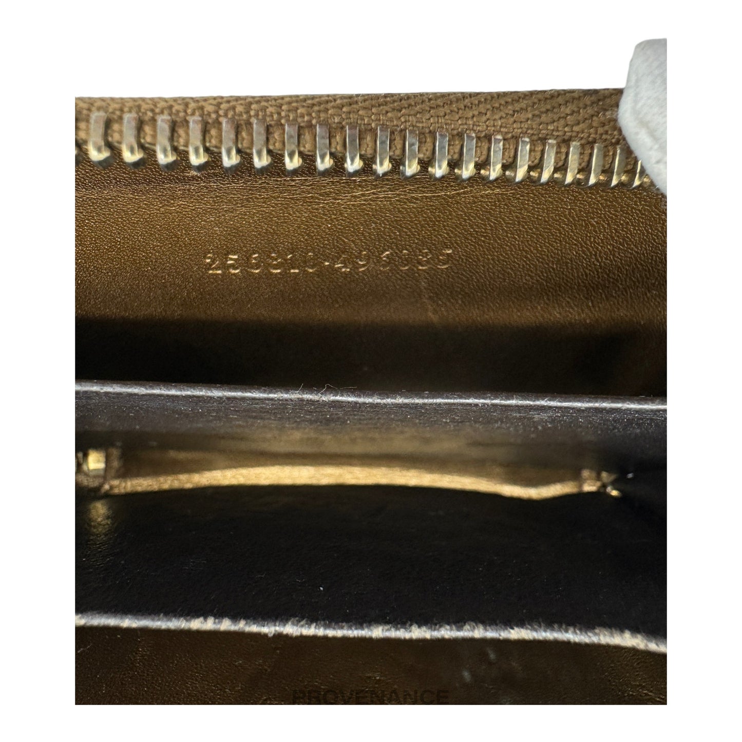 🔴 Gucci Key Chain Zip Card Wallet - Bronze MicroGuccissima