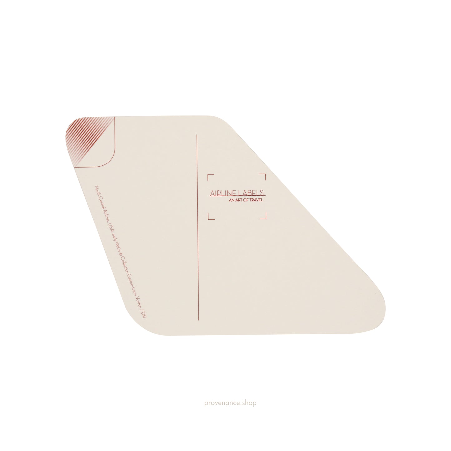 Louis Vuitton Airline Label Postcard - NORTH CENTRAL