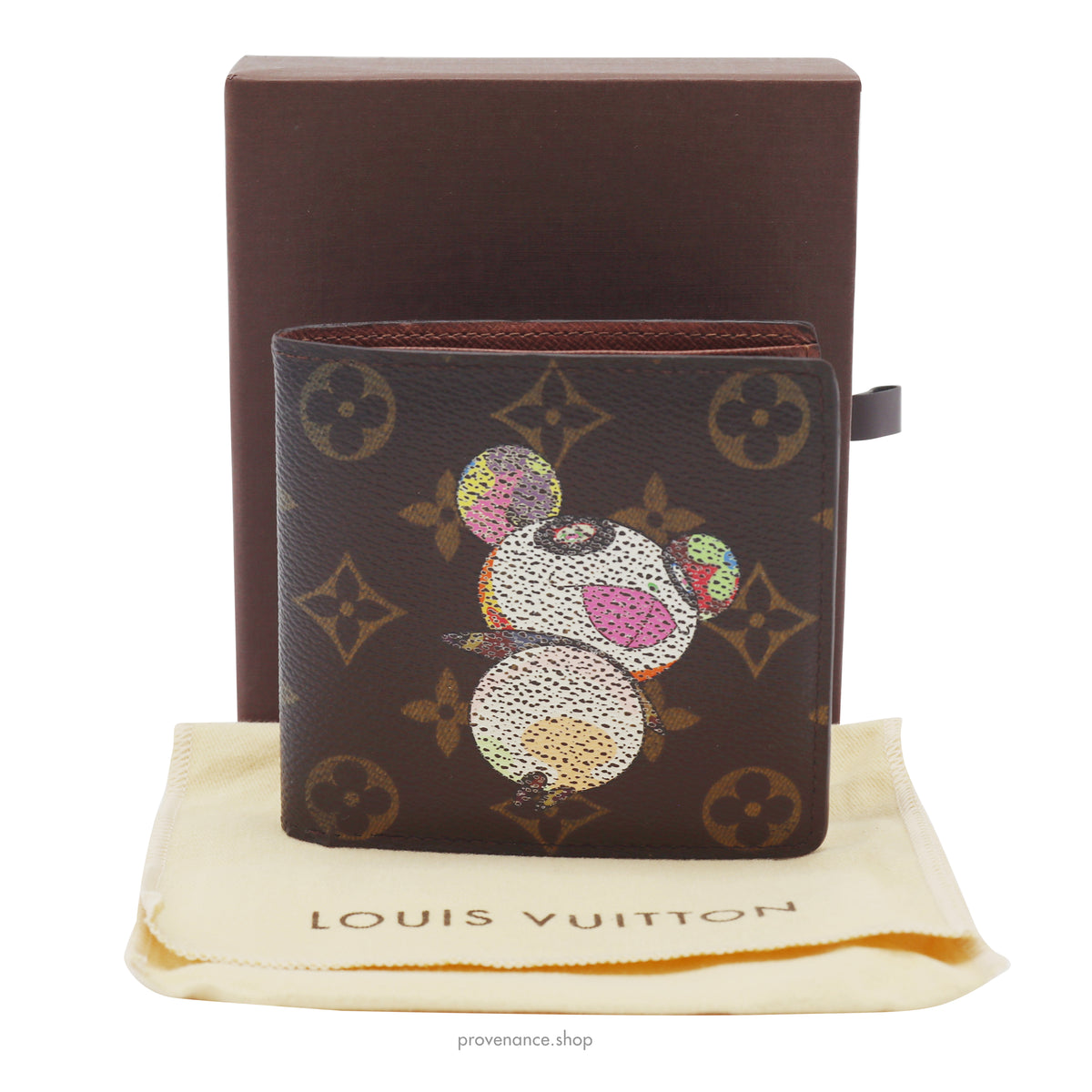 Takashi Murakami Louis Vuitton Marco Wallet - Monogram Panda – PROVENANCE