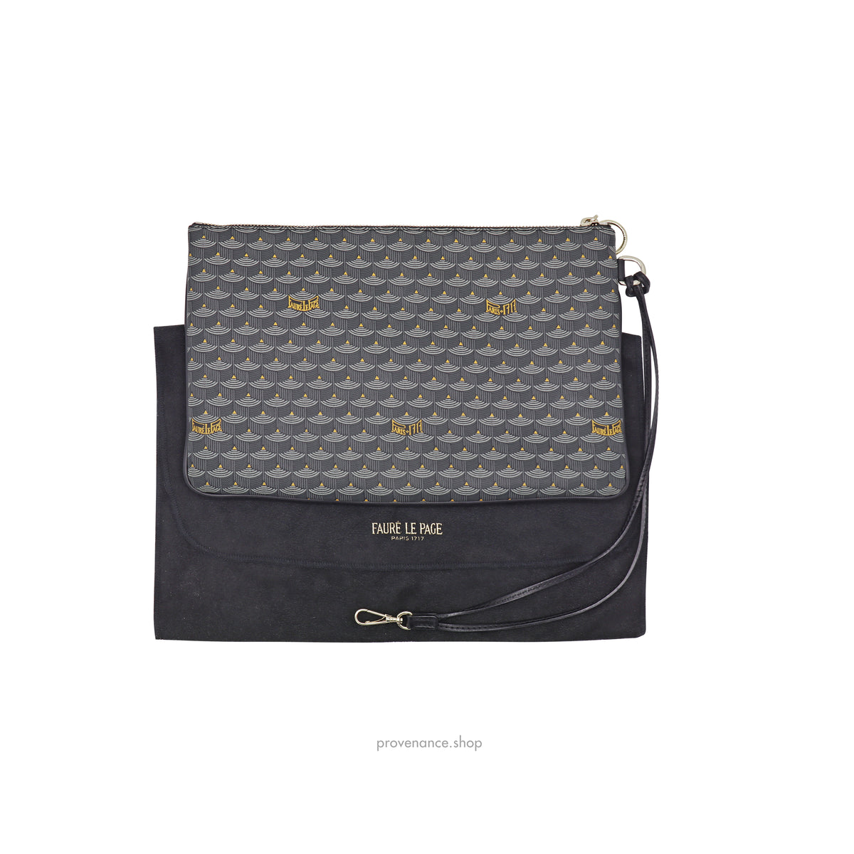 Fauré Le Page Bags Zip 29 - Steel Grey Ecailles – PROVENANCE