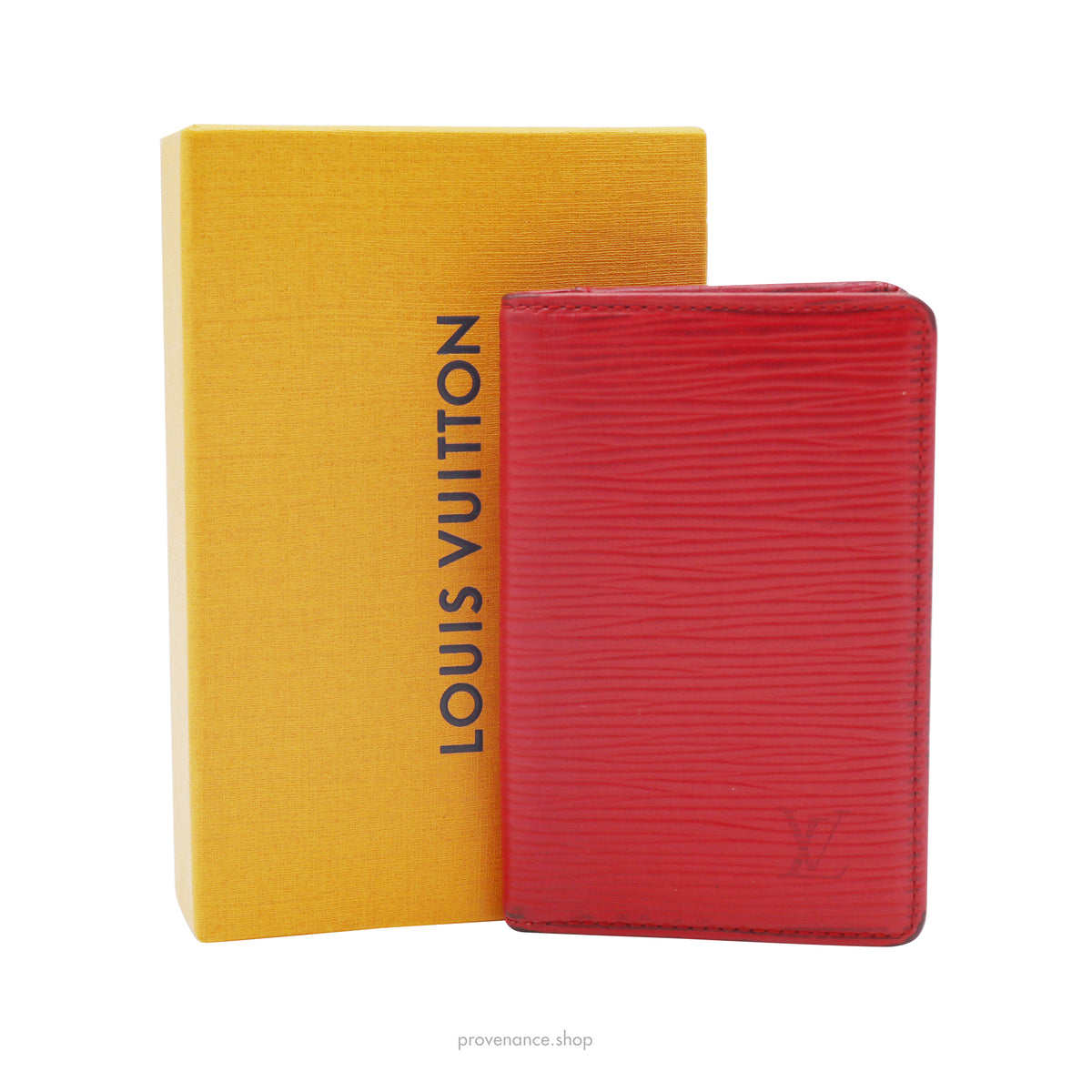 Louis Vuitton Pocket Organizer Limited Edition Supreme Epi Leather Red  21972233
