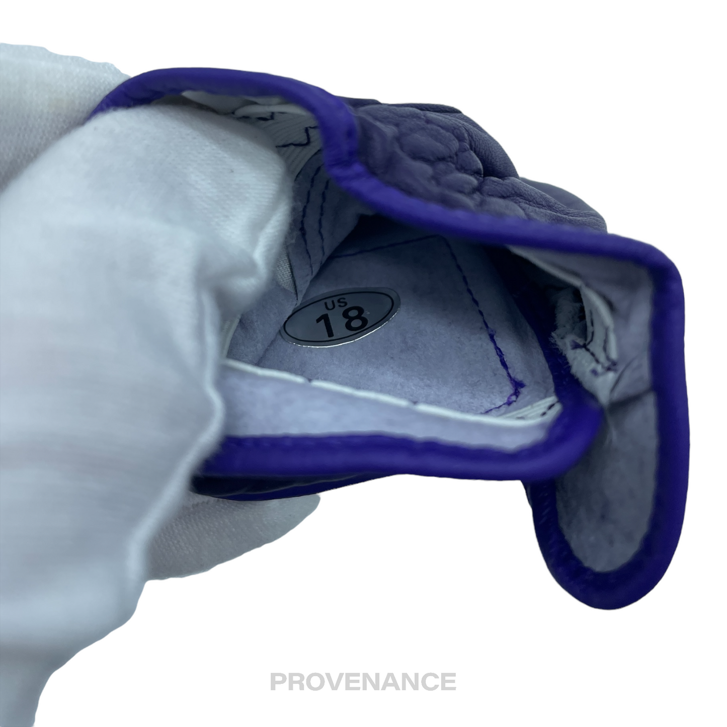 Golf Glove - Purple Leather
