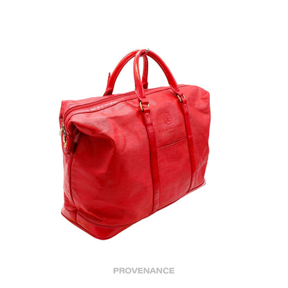 🔴 Balenciaga X Dunlop Clamshell Travel Bag - Wings Red