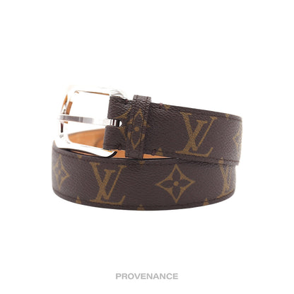 🔴 Louis Vuitton Logo Tang Belt - Monogram 80/32