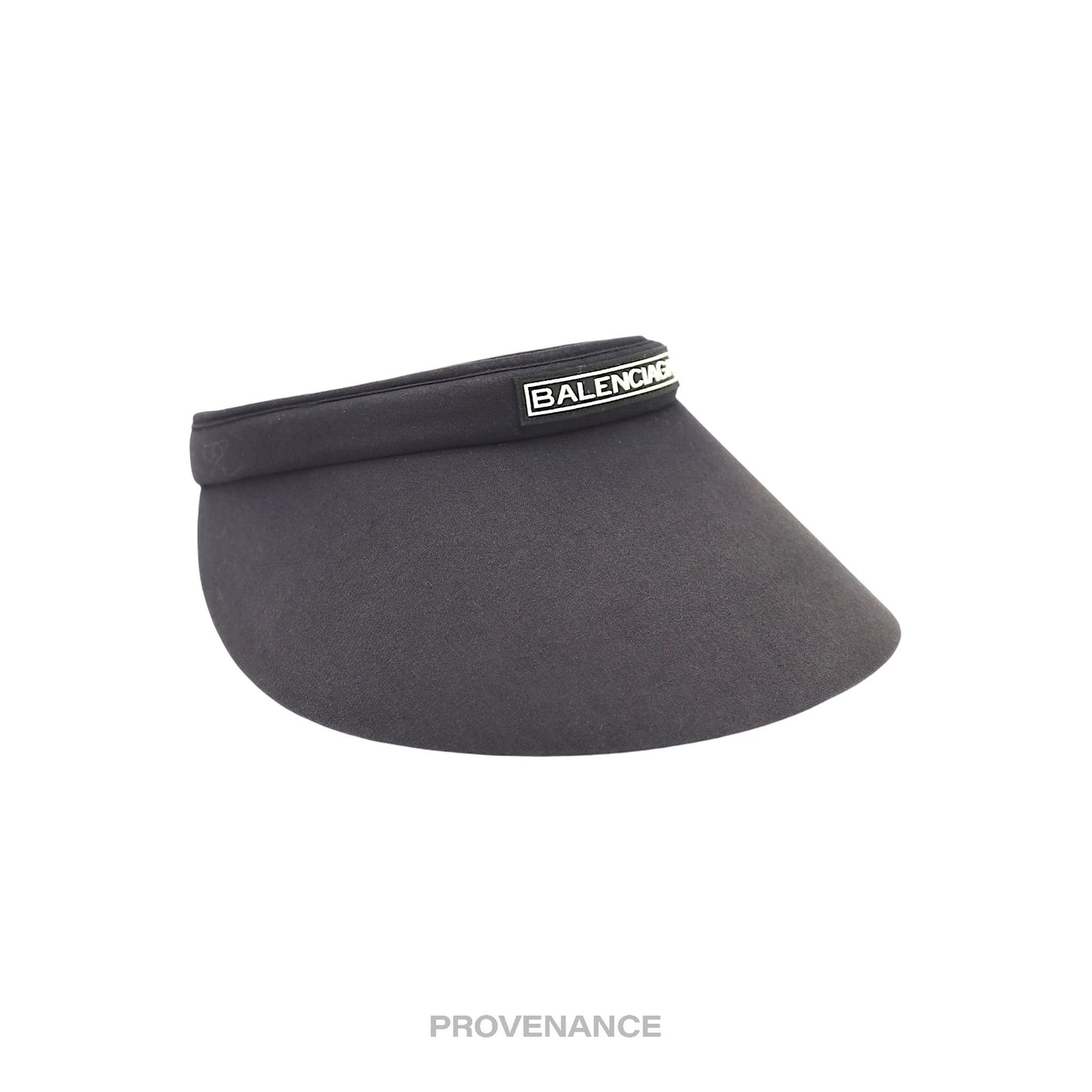 🔴 Balenciaga Logo Visor - Black White