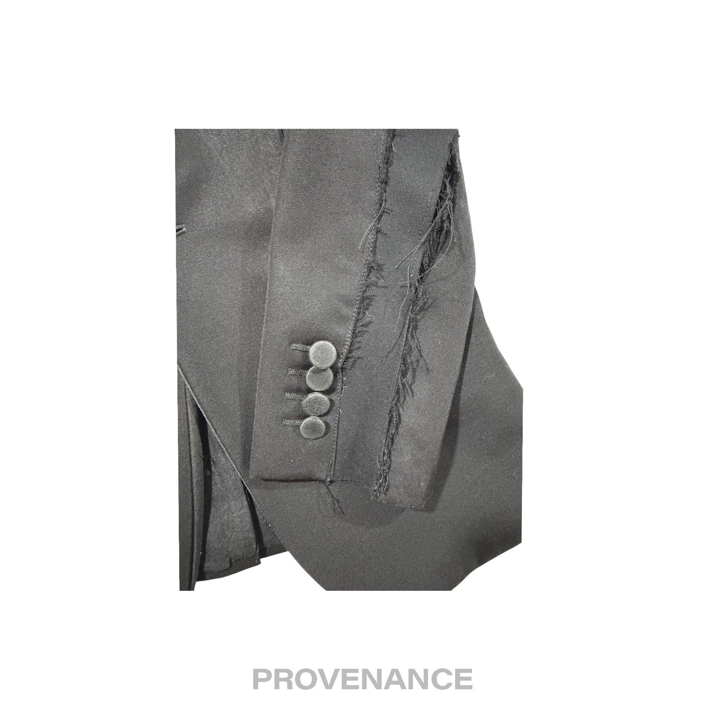🔴 Saint Laurent Paris SLP Destroyed Tuxedo Dinner Jacket 44