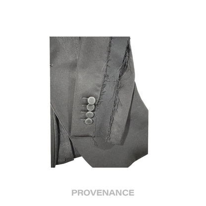 🔴 Saint Laurent Paris SLP Destroyed Tuxedo Dinner Jacket 44