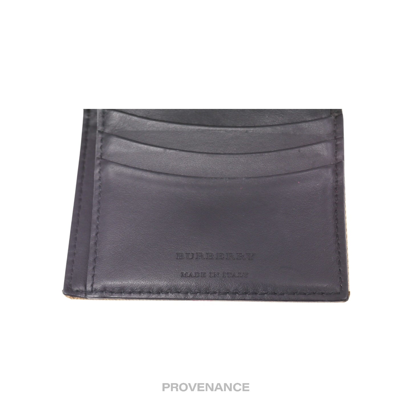 🔴 Burberry Trifold Snap Wallet - Nova Check Black