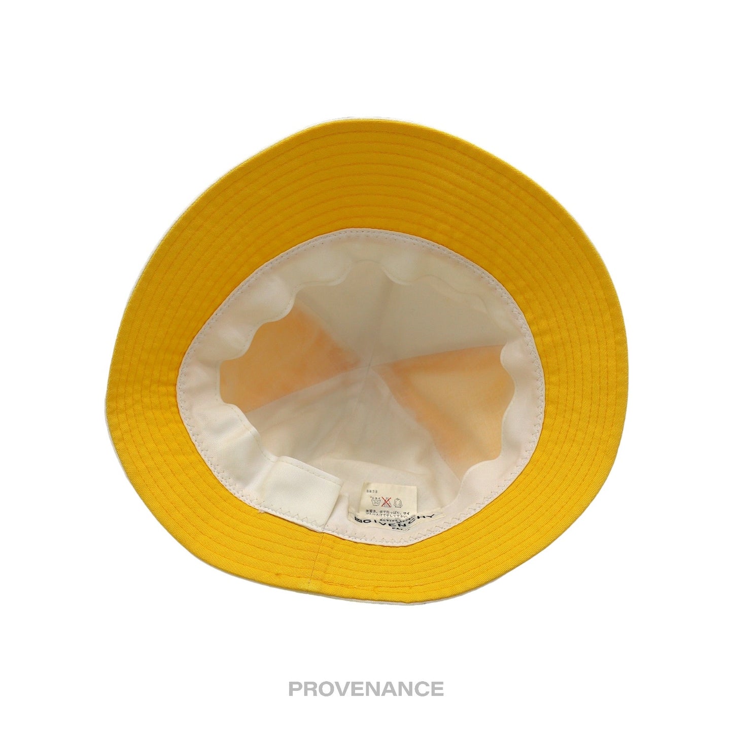 🔴 Givenchy 4G Bucket Hat - Yellow White Patchwork