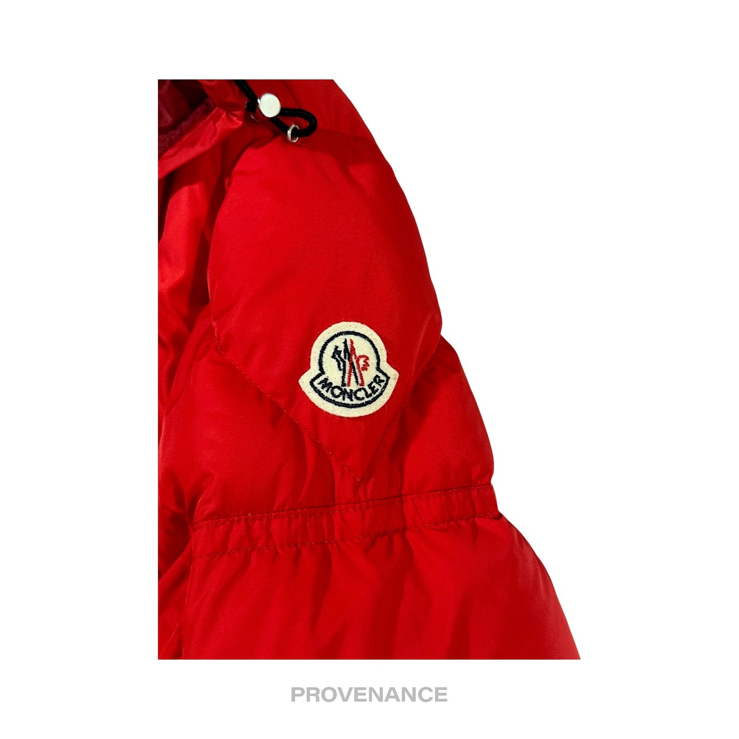 🔴 Moncler Brel Down Puffer Bomber Jacket Coat - Red 3 L