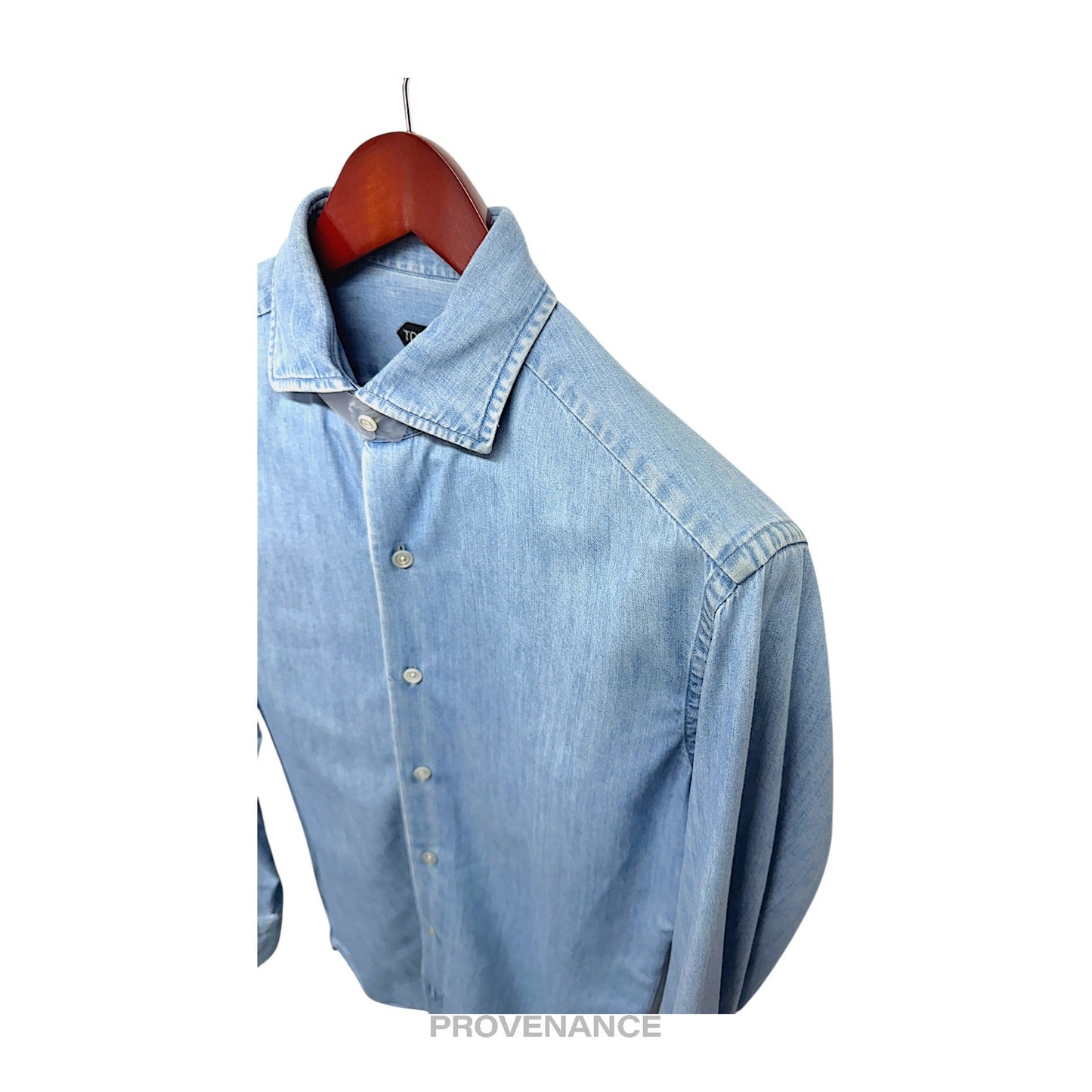 🔴 Tom Ford Denim Shirt - Blue 38 15