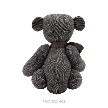 🔴 Gucci Teddy Bear - Charcoal GG Canvas