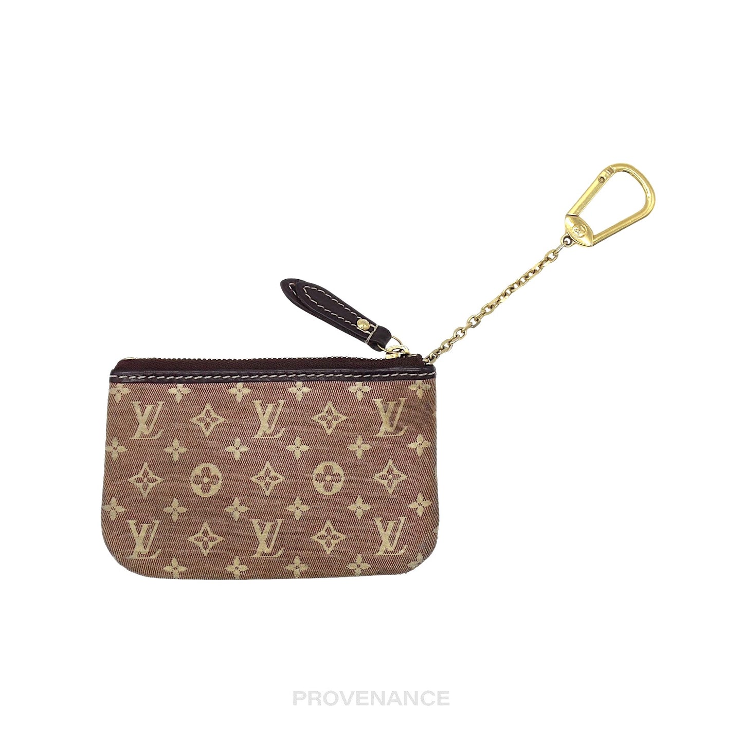 🔴 Louis Vuitton Key Pouch Cles -  Monogram Idylle Red