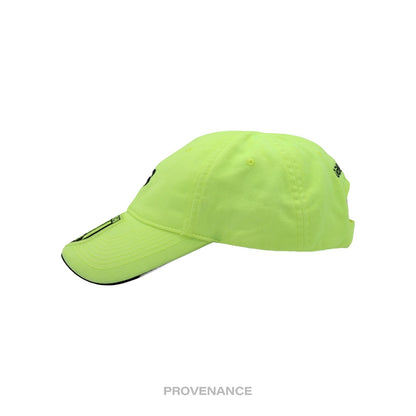 🔴 Balenciaga Soccer Crest Embroidered Logo Cap - Neon