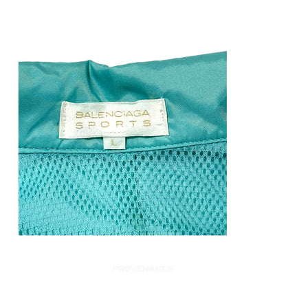 🔴 Balenciaga Sport Windbreaker Jacket - Teal