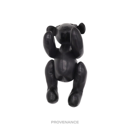 🔴 Gucci Teddy Bear - Black Calfskin Leather