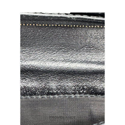 🔴 Gucci GG Marmont Long Wallet - Black Leather