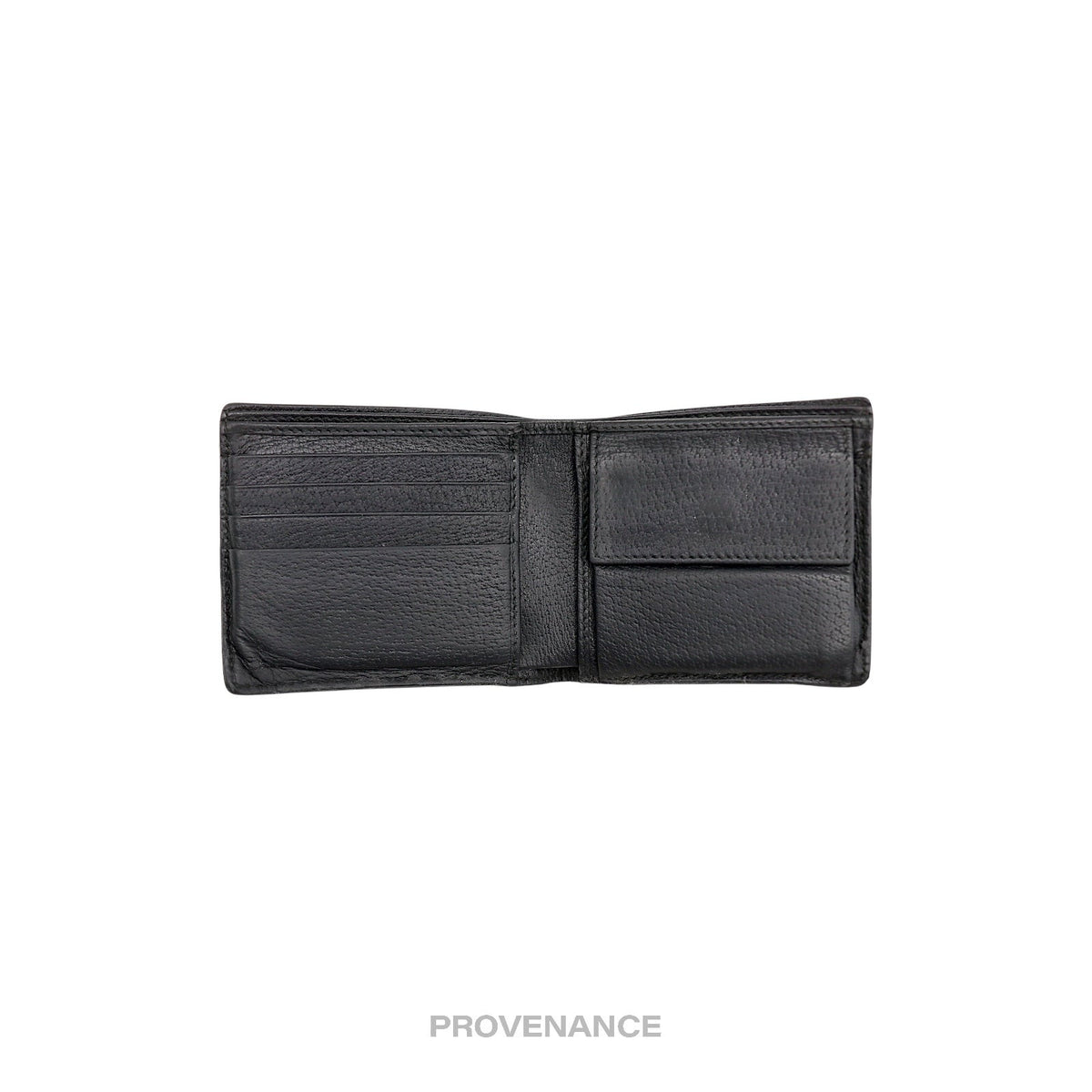 🔴 Gucci GG Marmont Bifold Wallet - Black Leather