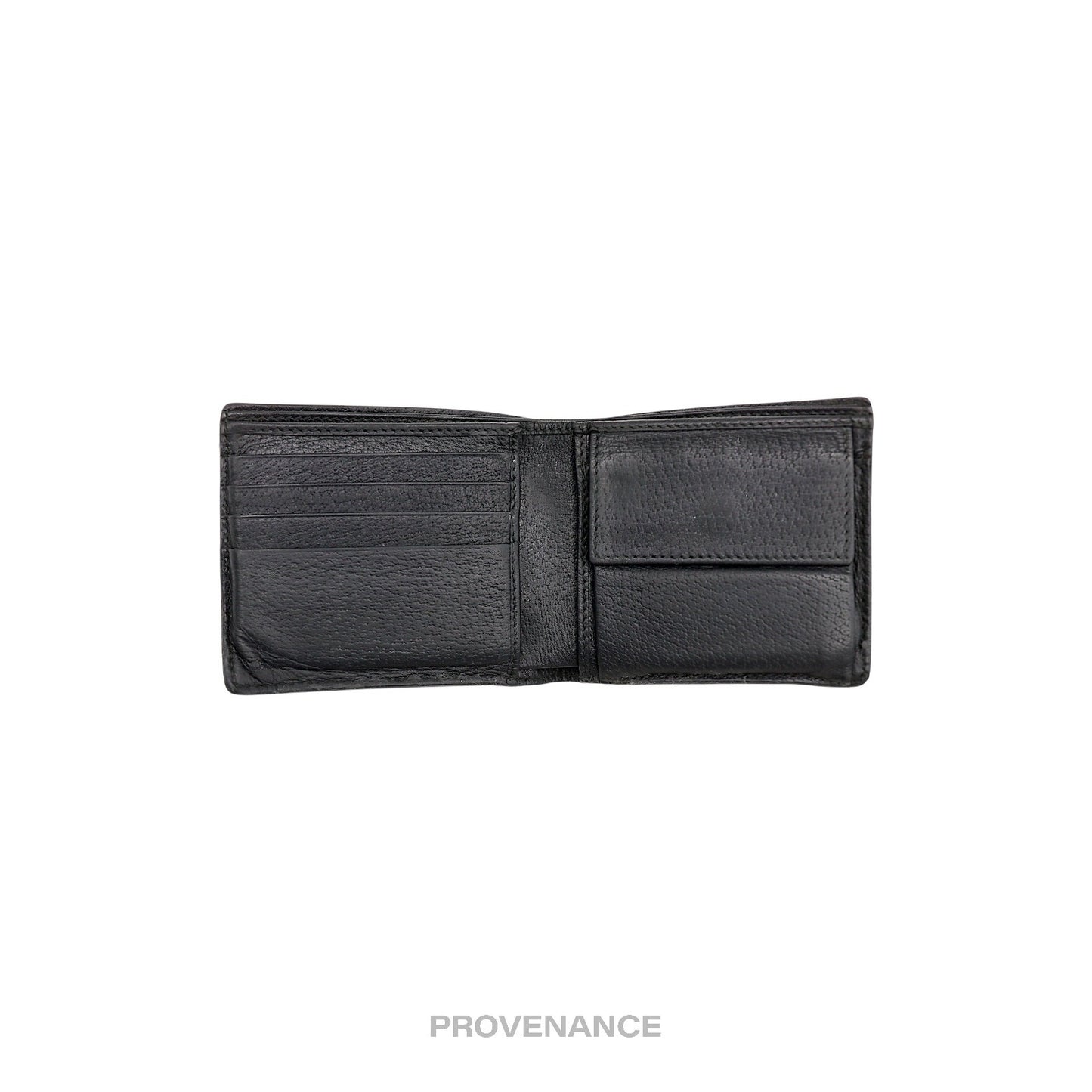 🔴 Gucci GG Marmont Bifold Wallet - Black Leather