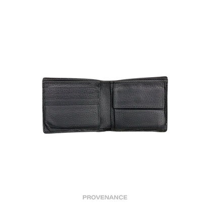 🔴 Gucci GG Marmont Bifold Wallet - Black Leather