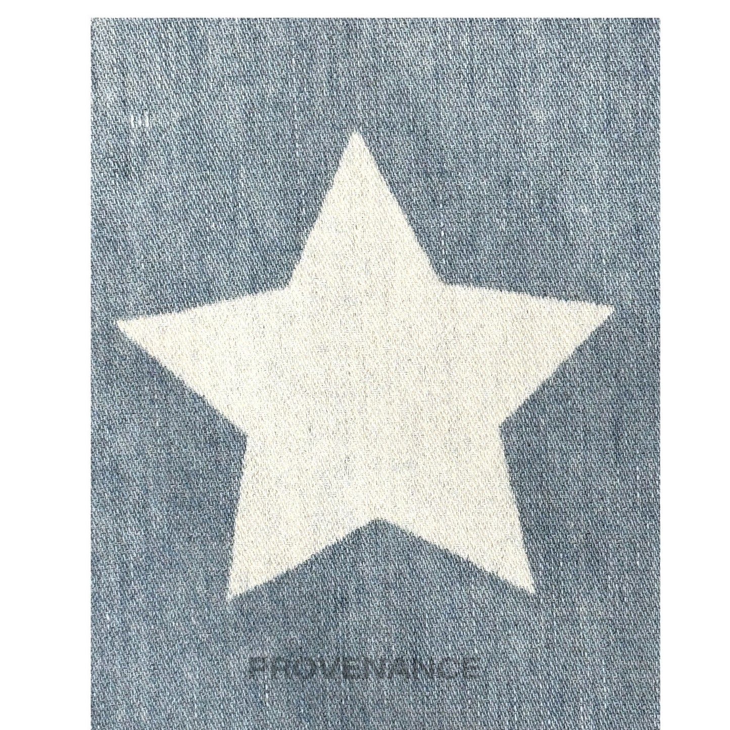 🔴 Saint Laurent Paris SLP Western Denim Shirt - Stars S