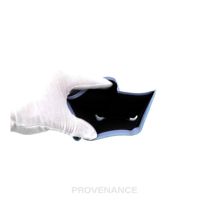 🔴 Balenciaga Papier Mini Card Wallet - Cloud Blue Leather