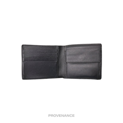 🔴 Givenchy Bifold Wallet - Black Grained Leather