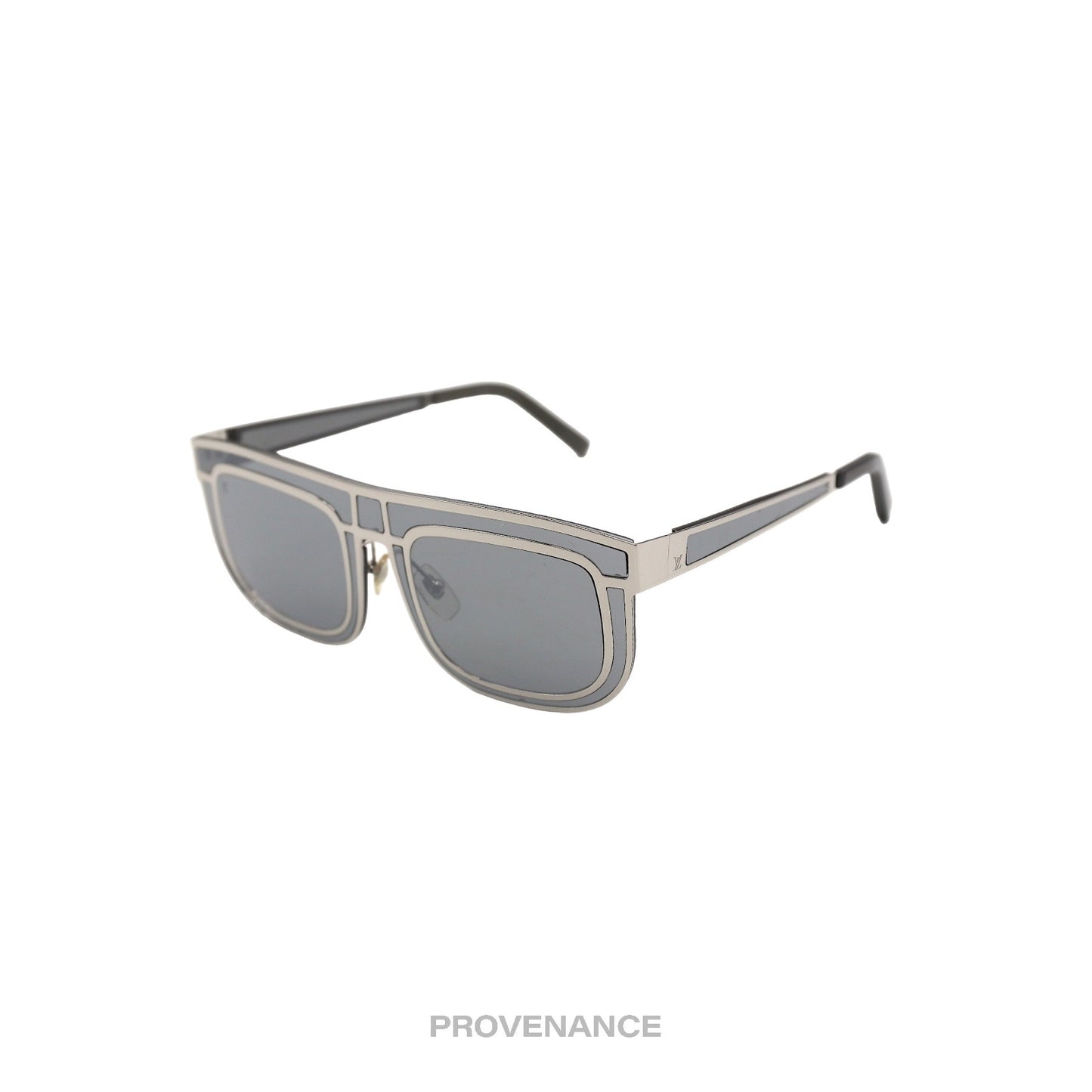 🔴 Louis Vuitton Phenix Sunglasses - Silver Mirror