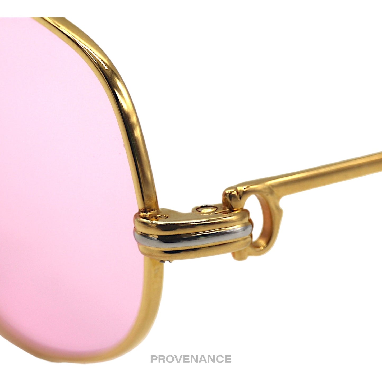 🔴 Cartier Romance Louis (Drake) Sunglasses - Gold Pink 54