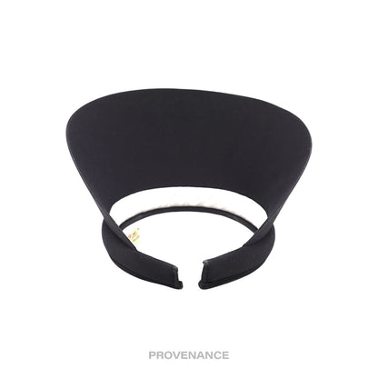 🔴 Balenciaga Logo Visor - Black White