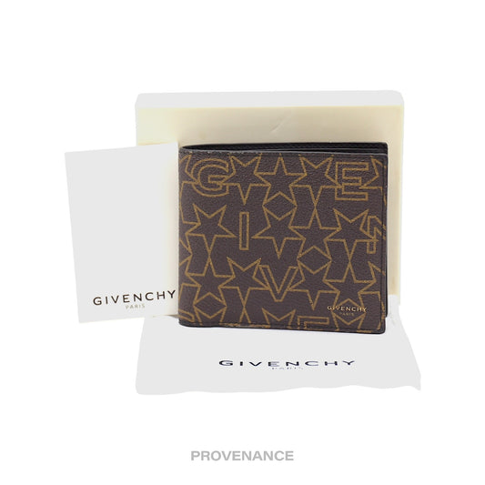🔴 Givenchy 8CC Bifold Wallet - Monogram Stars