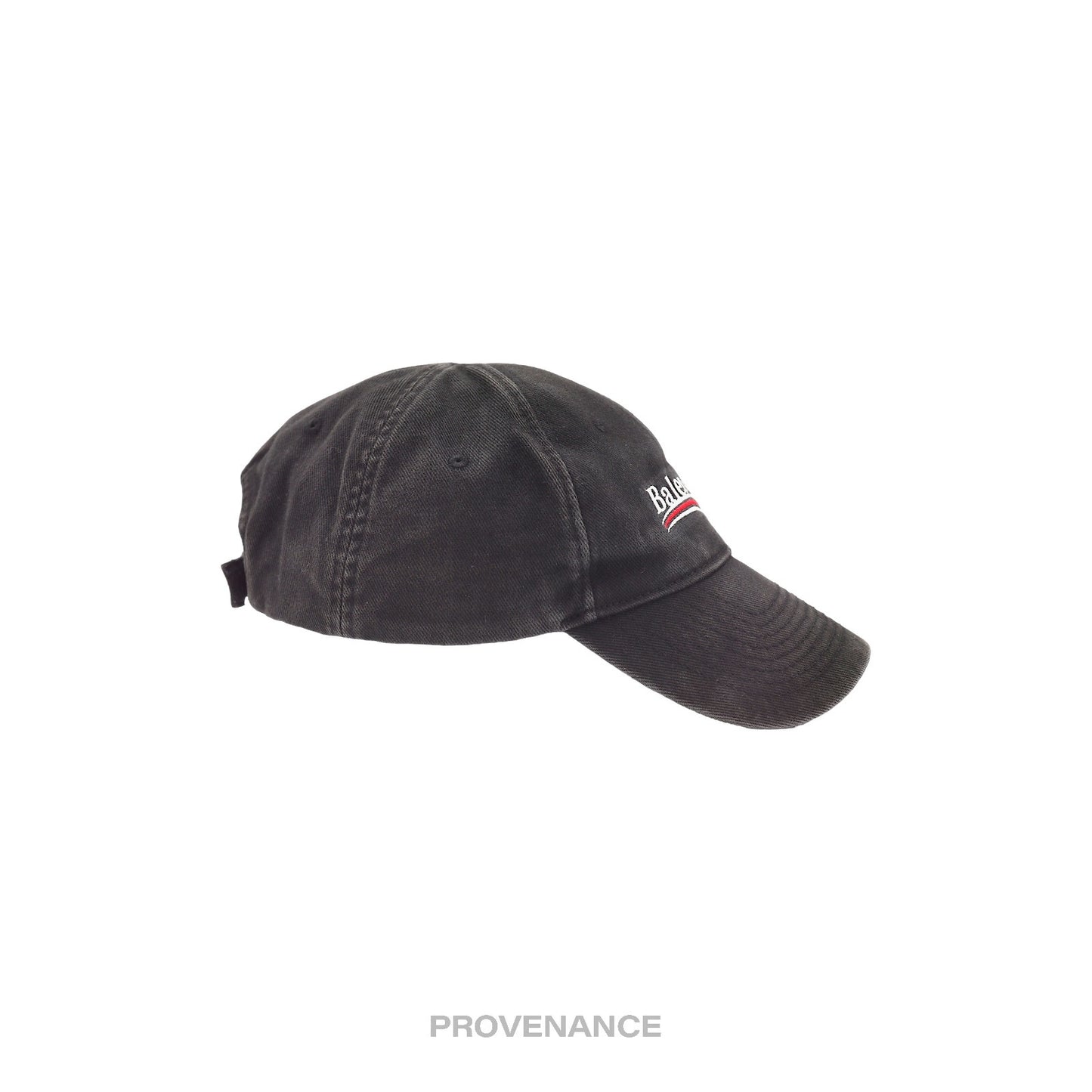 🔴 Balenciaga Political Campaign Cap Hat - Washed Black