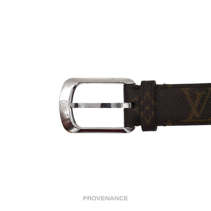 🔴 Louis Vuitton Logo Tang Belt - Monogram 80/32